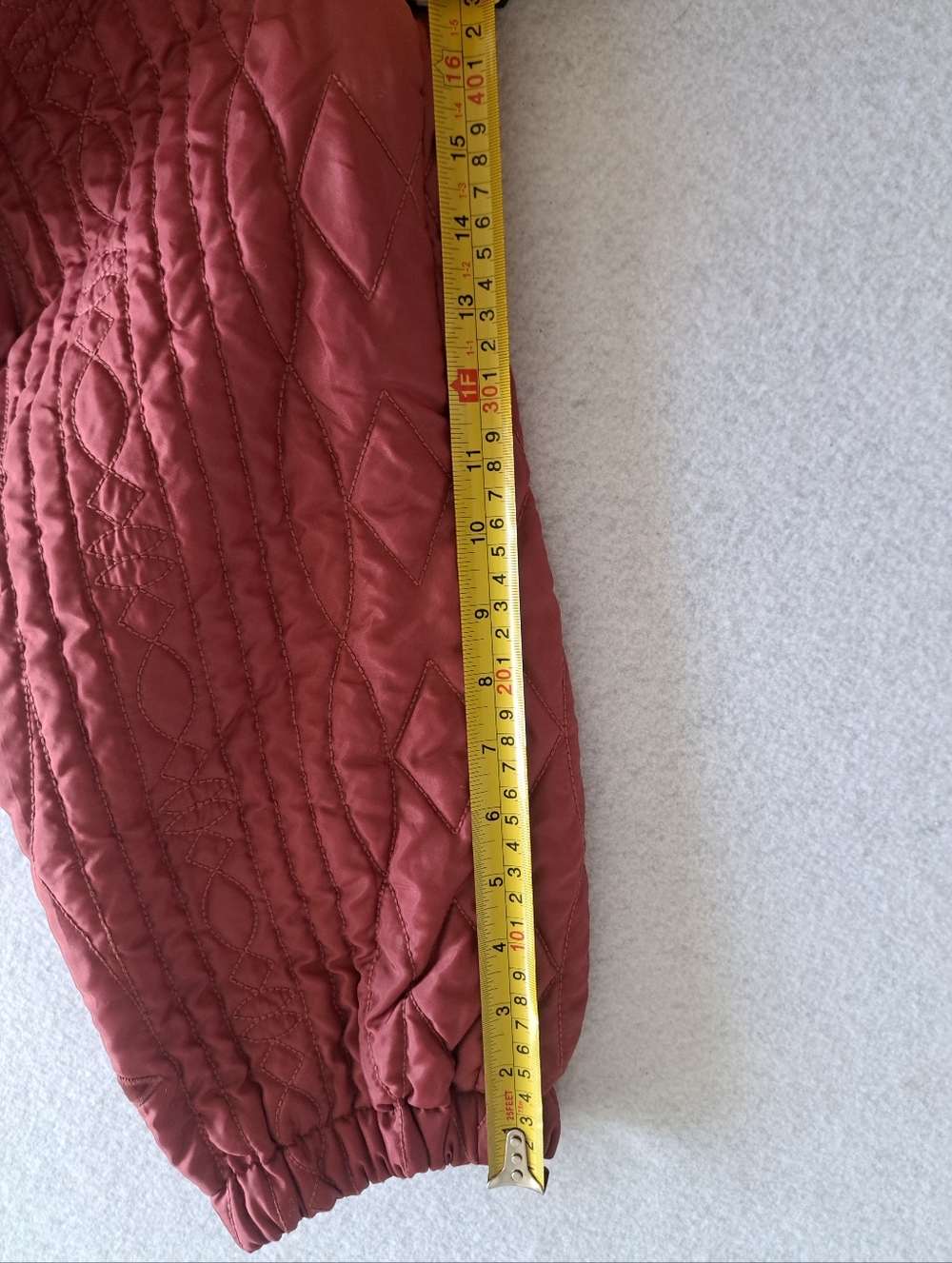 Free People Lightweight Quilted Quinn Crop Jacket in Marsala Red - Picture 12 of 16